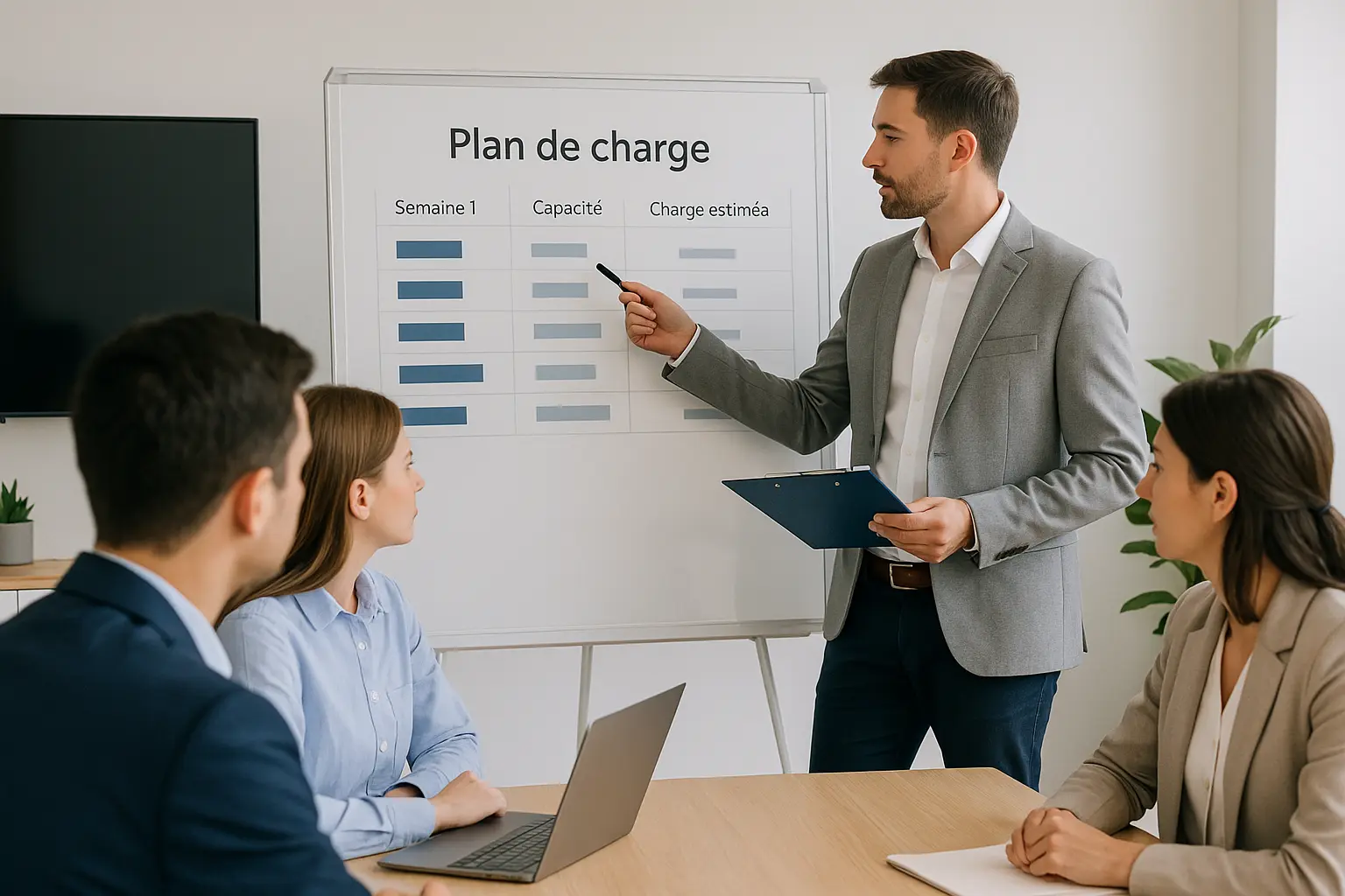 Plan de charge pour petites équipes PME - Enseigna-PME.com